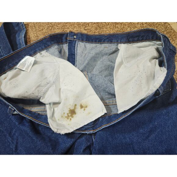 Dickies Men’s 48x28.5 Blue Denim Jeans – Relaxed Fit Workwear Straight Leg - Picture 7 of 10